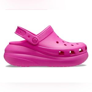 Crocs Men’s Platform Pink Crush Clogs NEW WITH TAGS